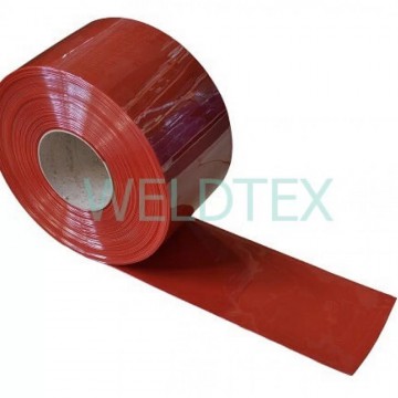 Штора сварочная Weldtex PVC, полоса 300х2мм, красная (цена за метр)